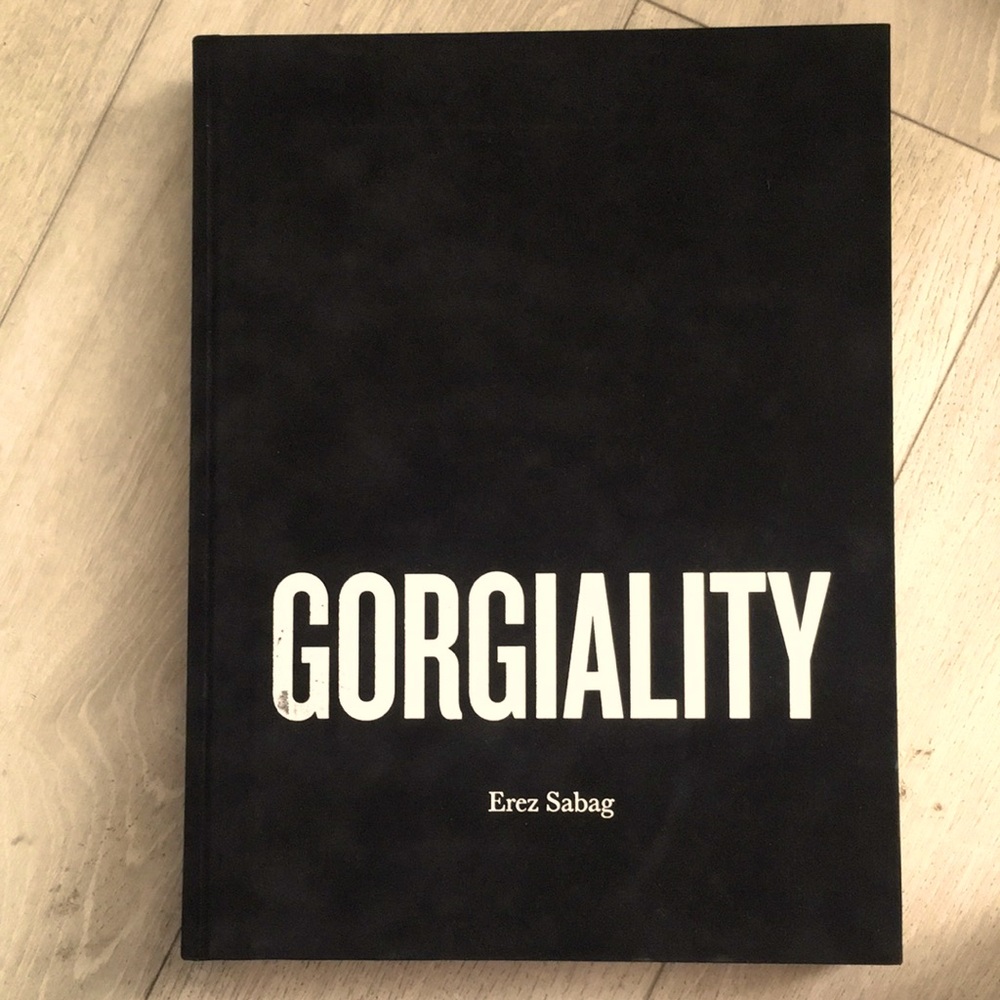GORGIALITY BY EREZ SABAG, COFFEE TABLE BOOK, GOOD CONDITION.